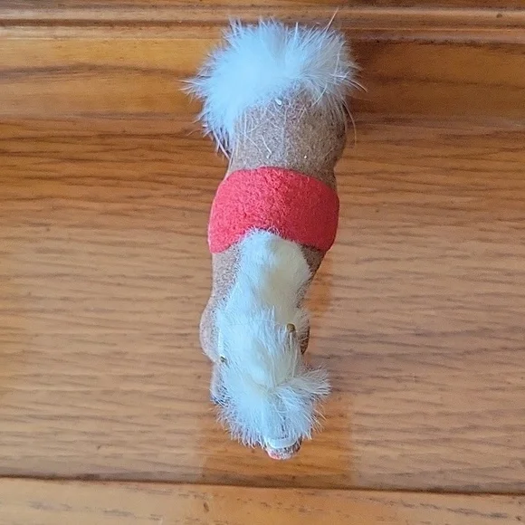 Vintage Flocked Horse - Picture 6 of 11